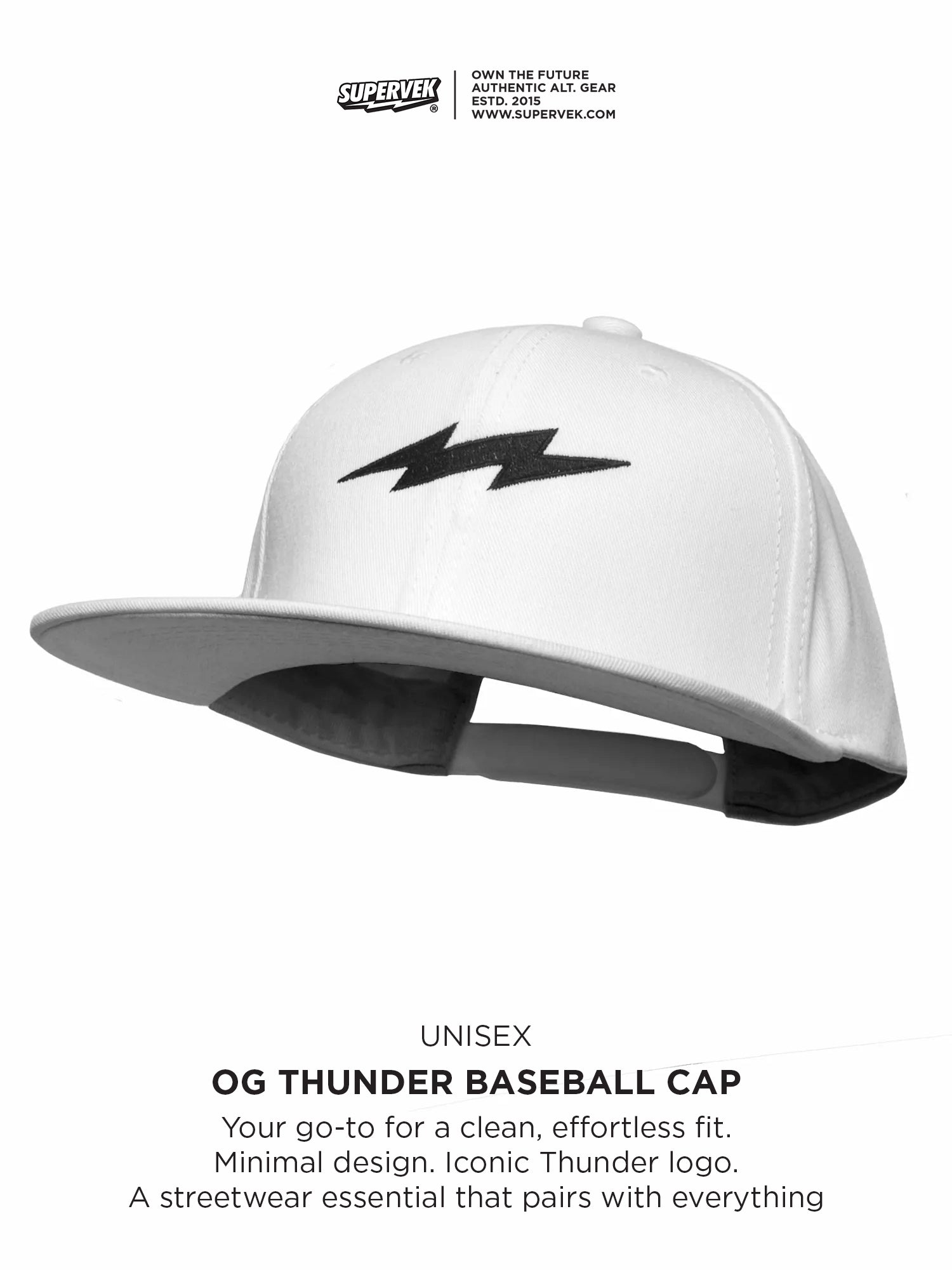 OG Thunder SnapBack - White