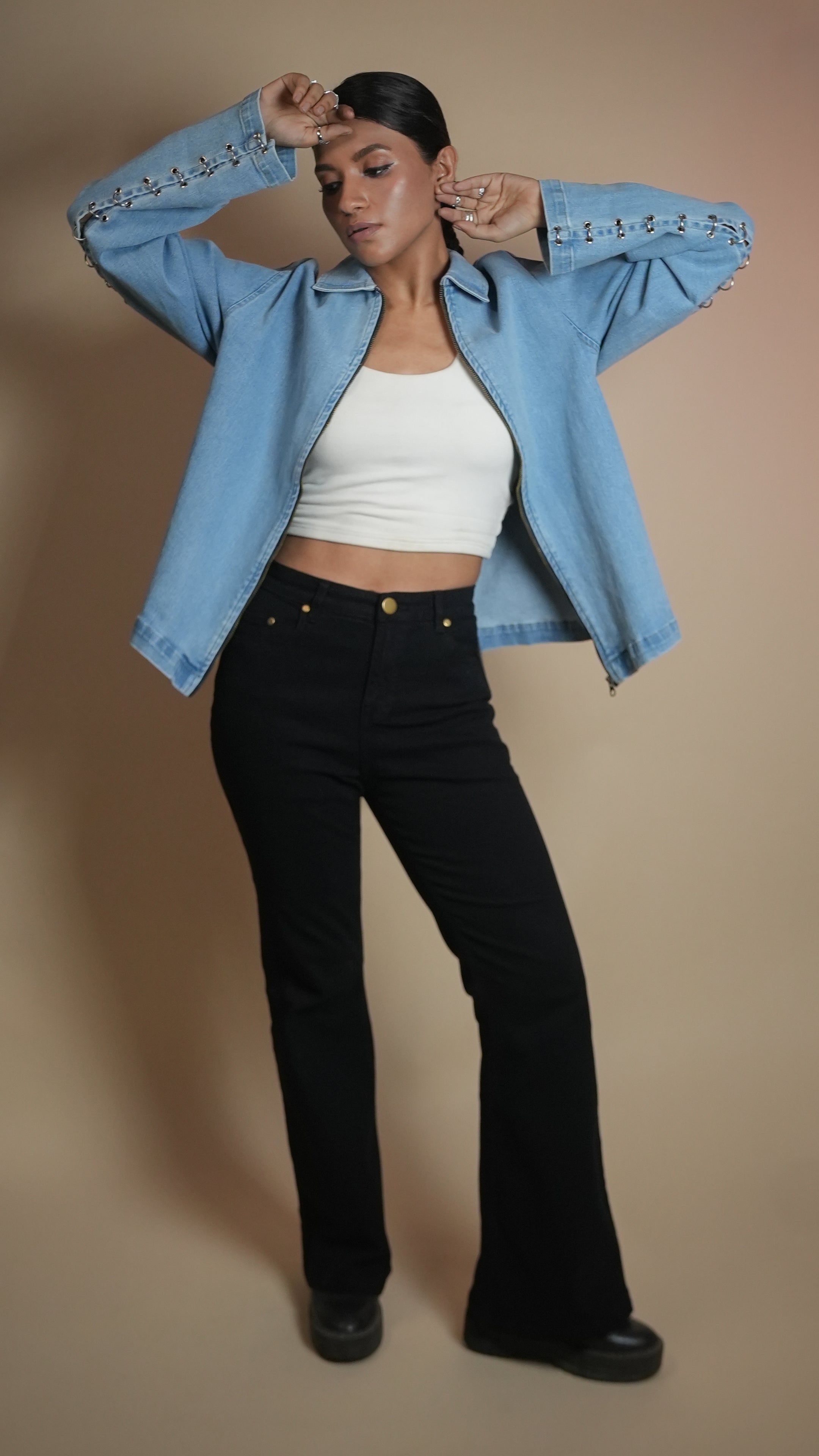 RING DENIM WOMEN'S JACKET [50/50 LIMITED EDITION]