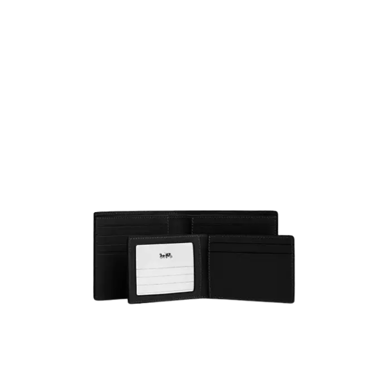 COACH smooth leather 3 IN 1 WALLET