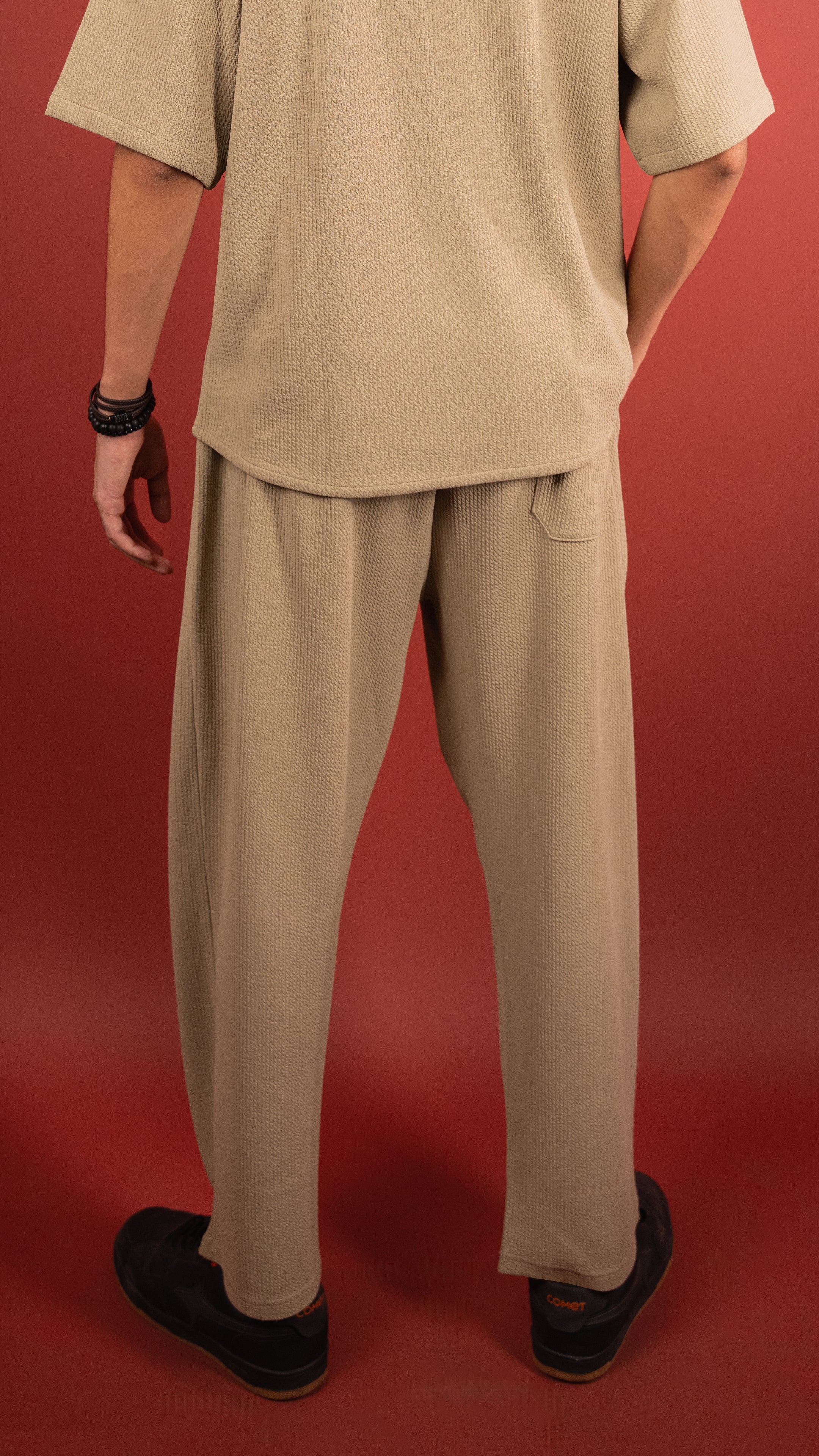 BEIGE MEN'S CO-ORD SET