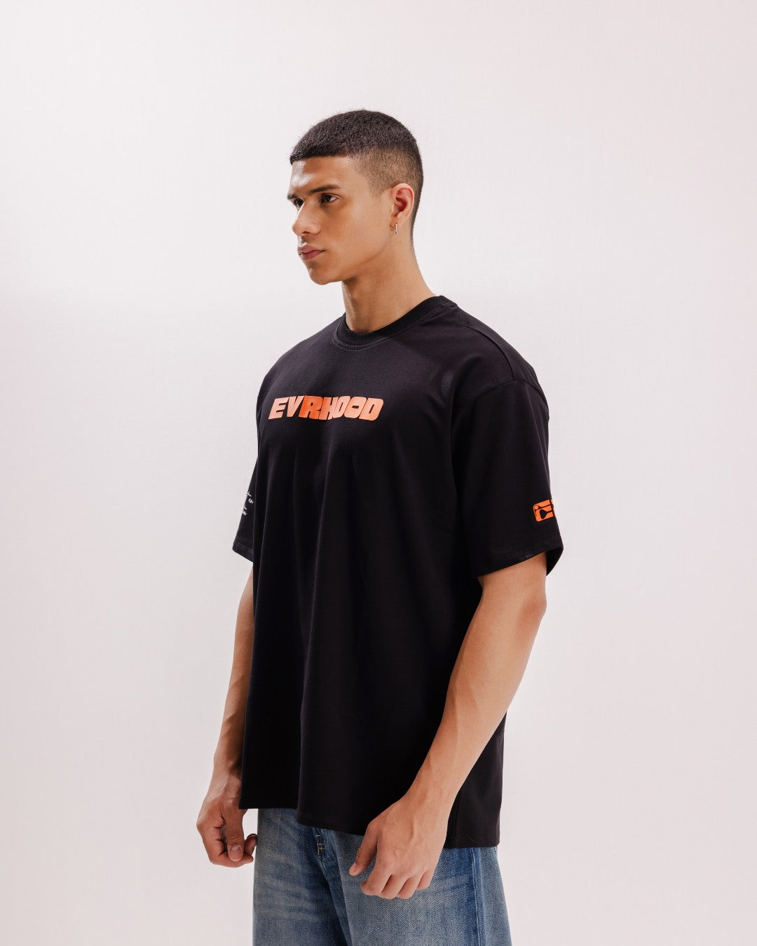 Element - Black- Evrhood oversized basic t-shirt