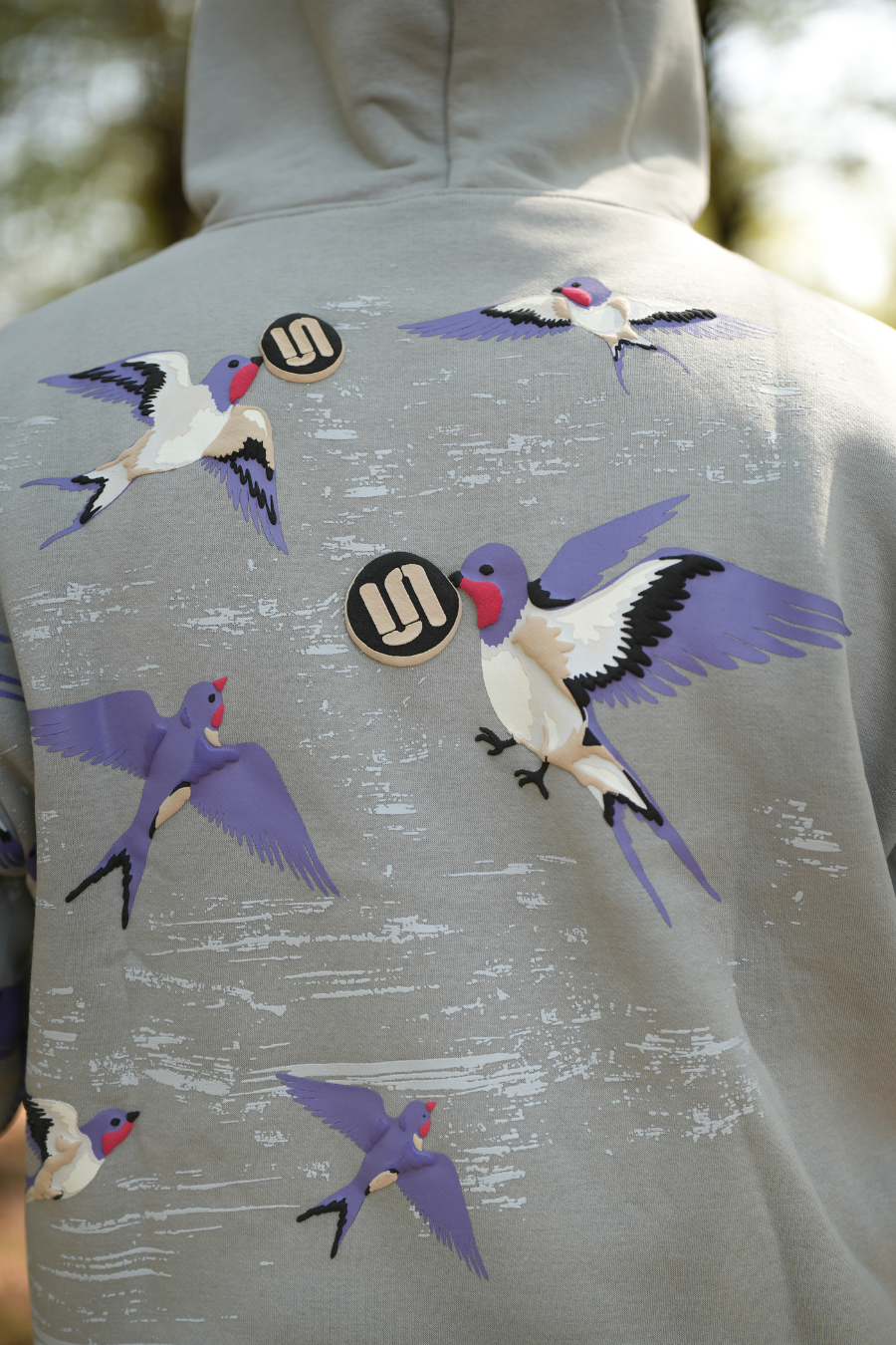 Sullitt RISE ABOVE GREYWINGS HOODIE