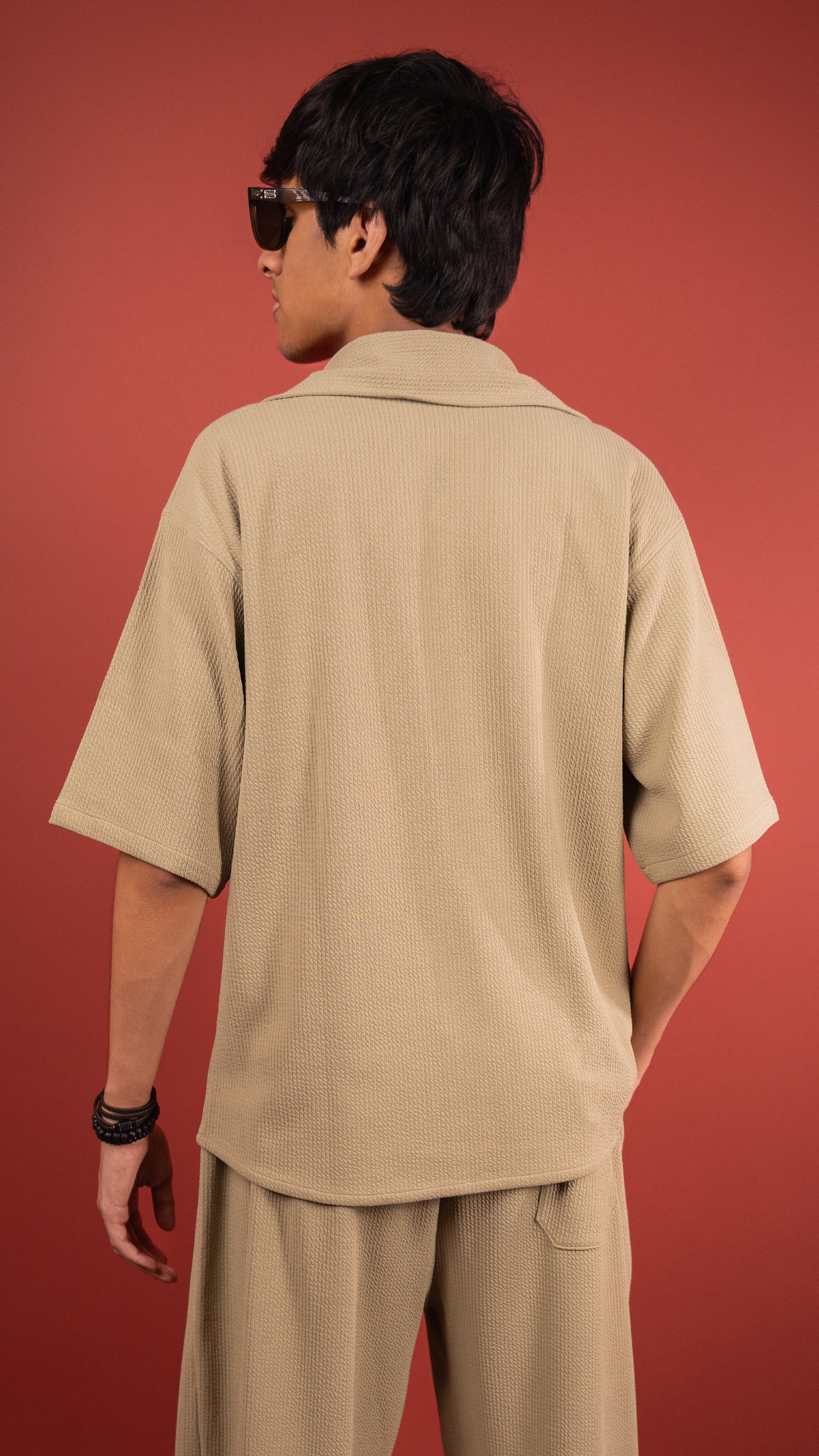 BEIGE MEN'S CO-ORD SET