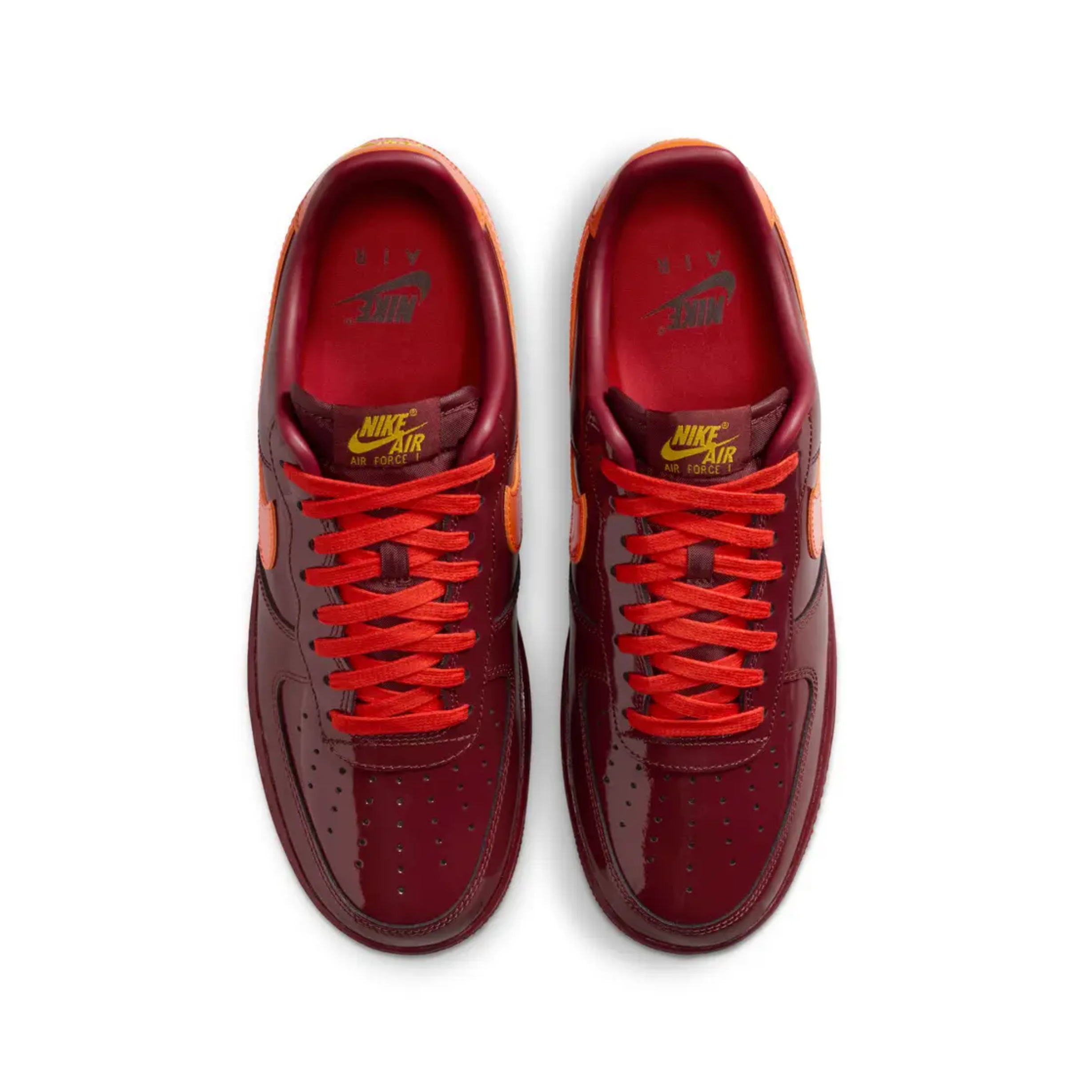 Nike Air Force 1 Low 'Patent Leather Dark Team Red'