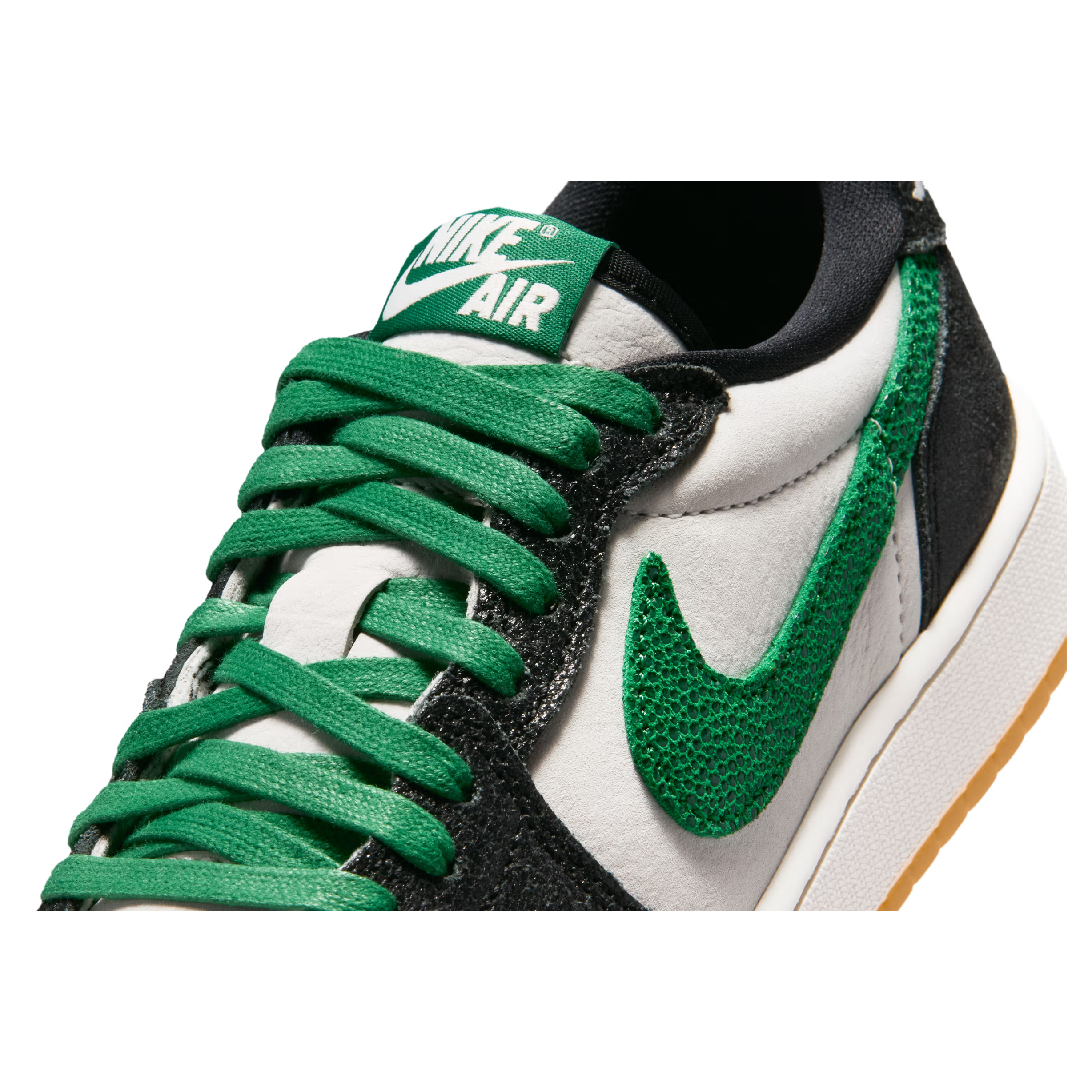 NIKE Air Jordan 1 Low "Phantom/Pine Green/Black"