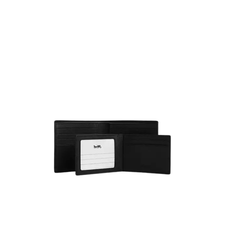 COACH Chalk & Black 3 IN 1 WALLET