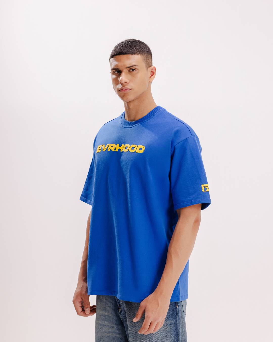 Cheddar Drip - Royal Blue - Evrhood oversized basic t-shirt