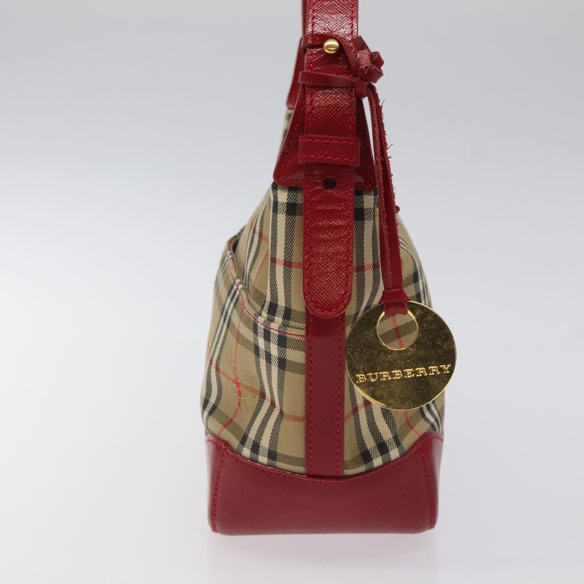Burberry Nova Check Canvas Shoulder Bag (Pre-Owned)