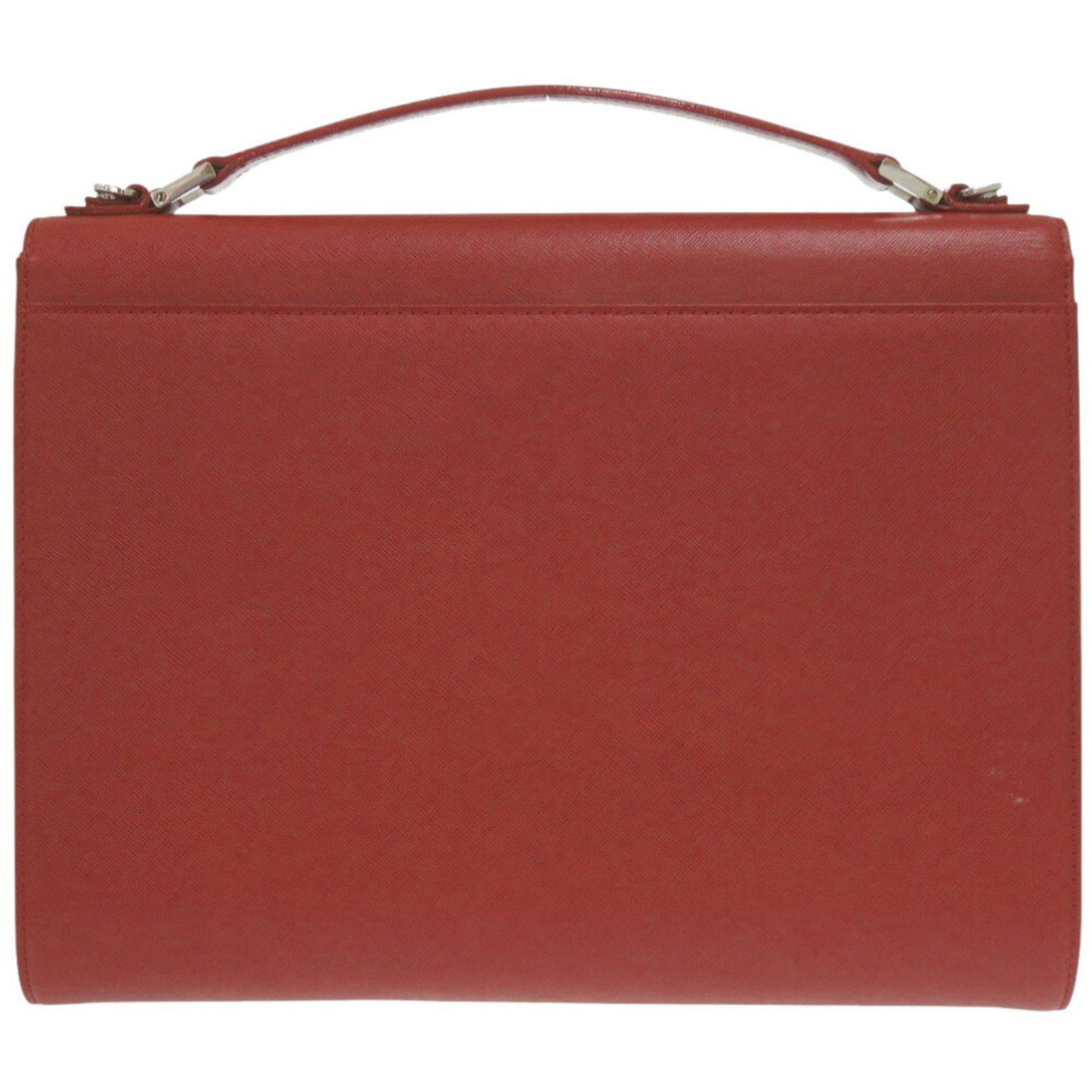 Burberry Leather Handbag Shoulder Bag (Pre-Owned)