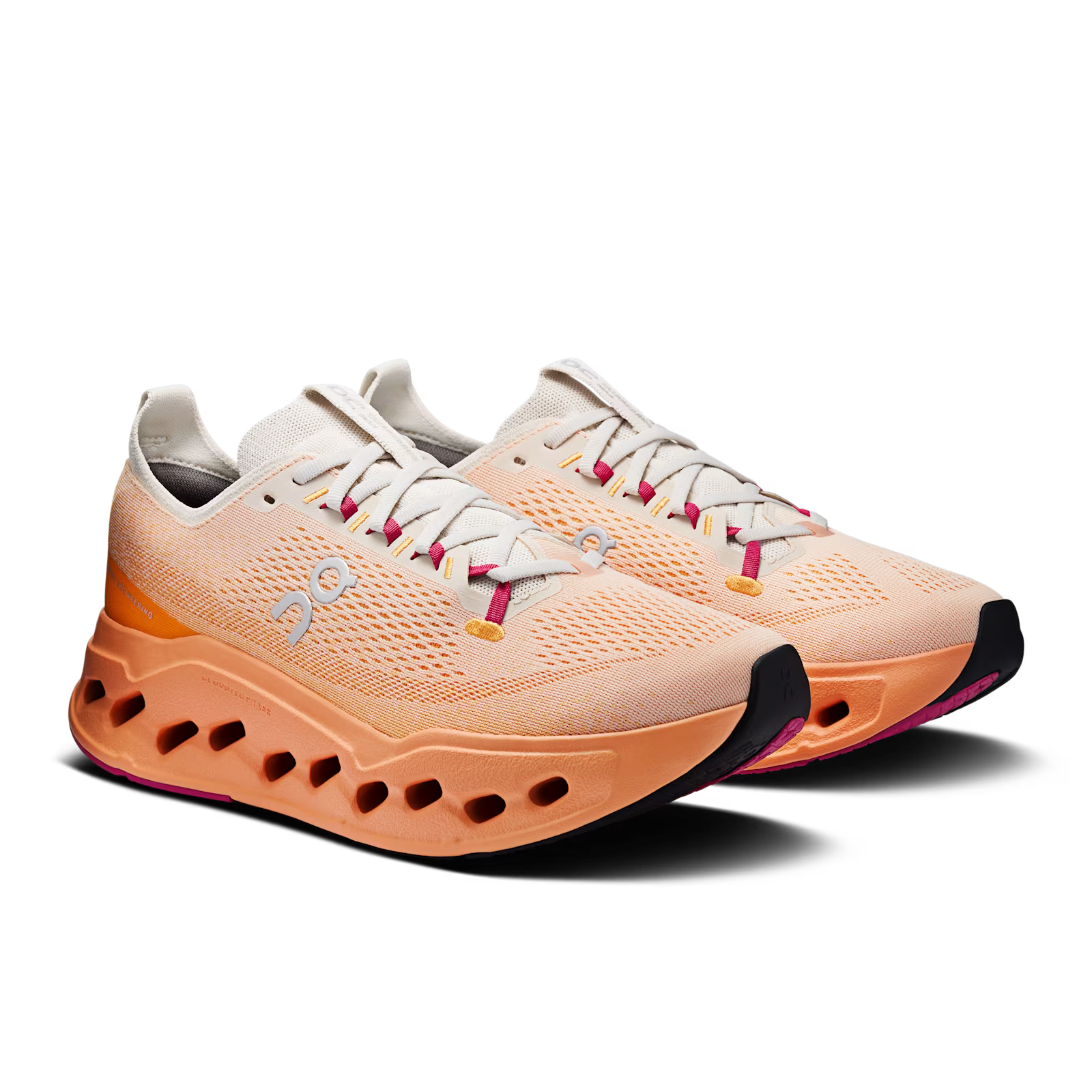 On Running Cloudsurfer Max Pearl Tangerine