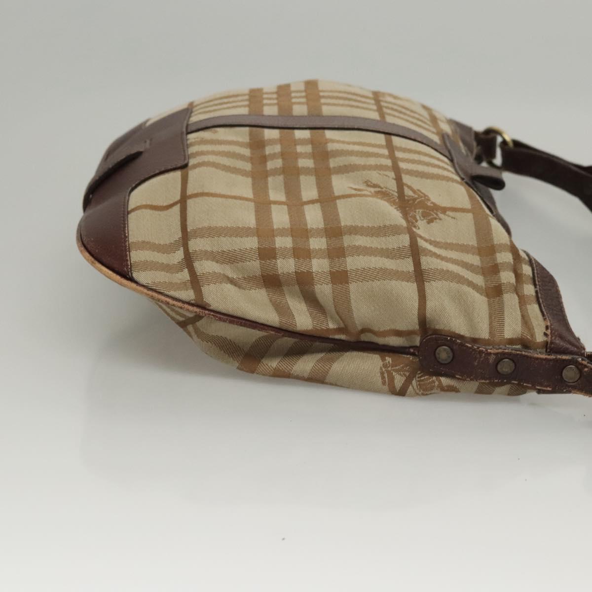 Burberry Nova Check Canvas Shoulder Bag (Pre-Owned)