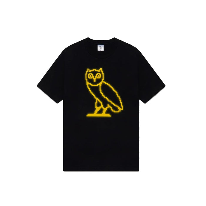 OVO Pixelated Owl T-Shirt Black Available at Pick your kiicks.
