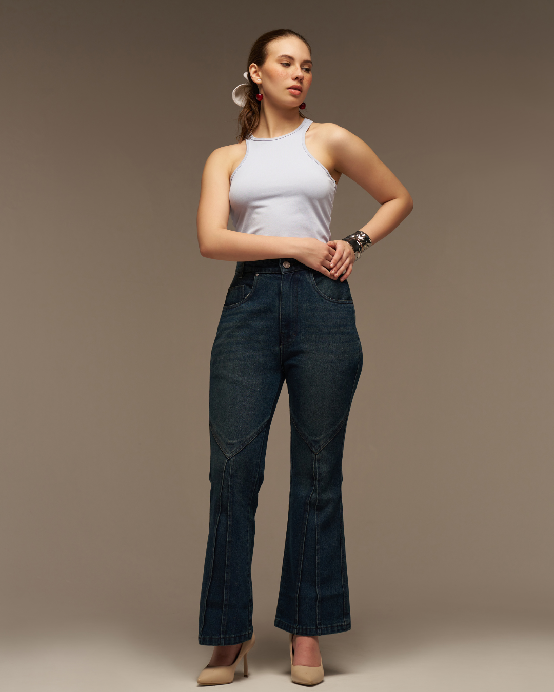 Missing Genes Retro Flare Denim