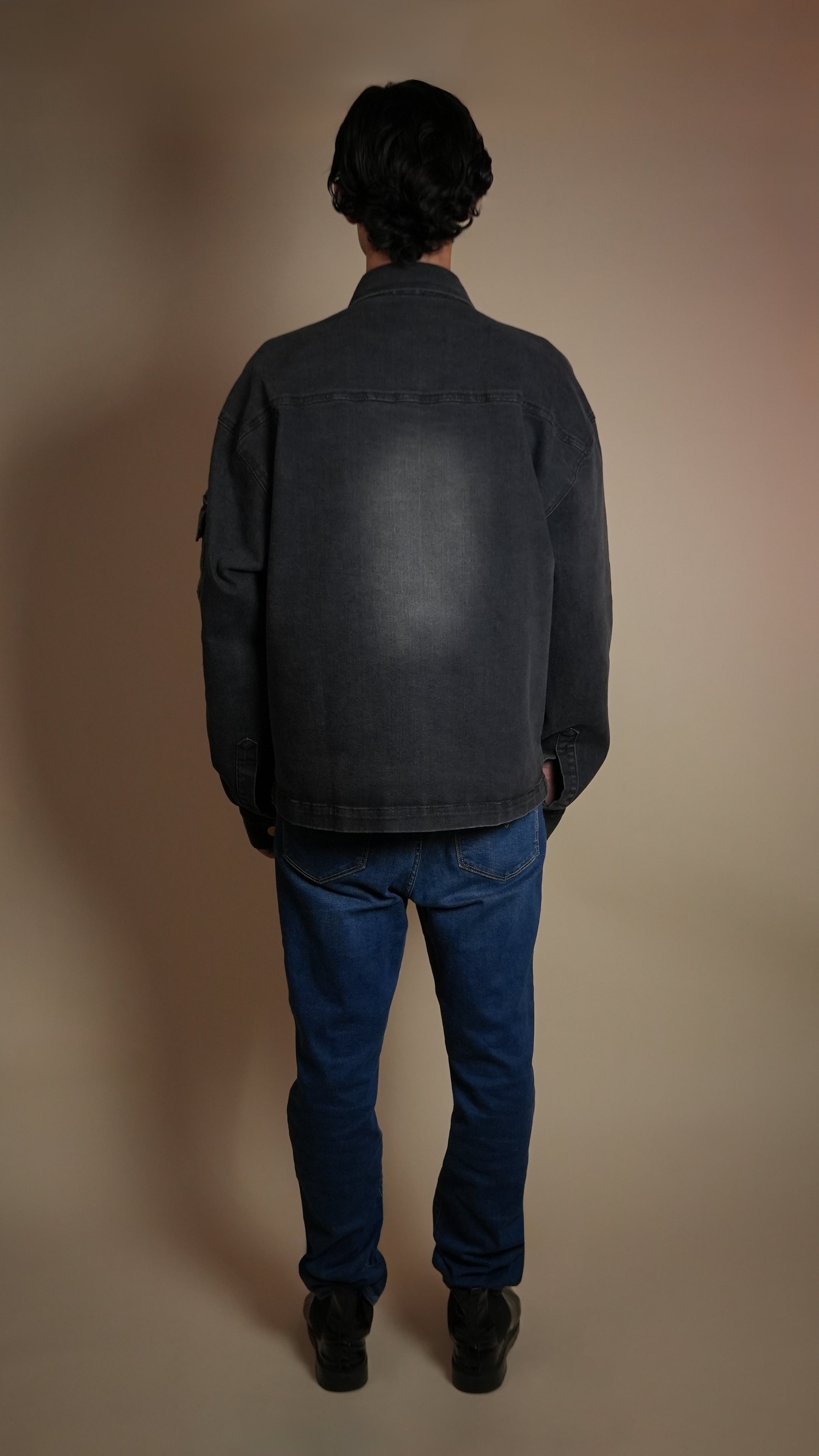 BLACK OG DENIM MEN'S JACKET