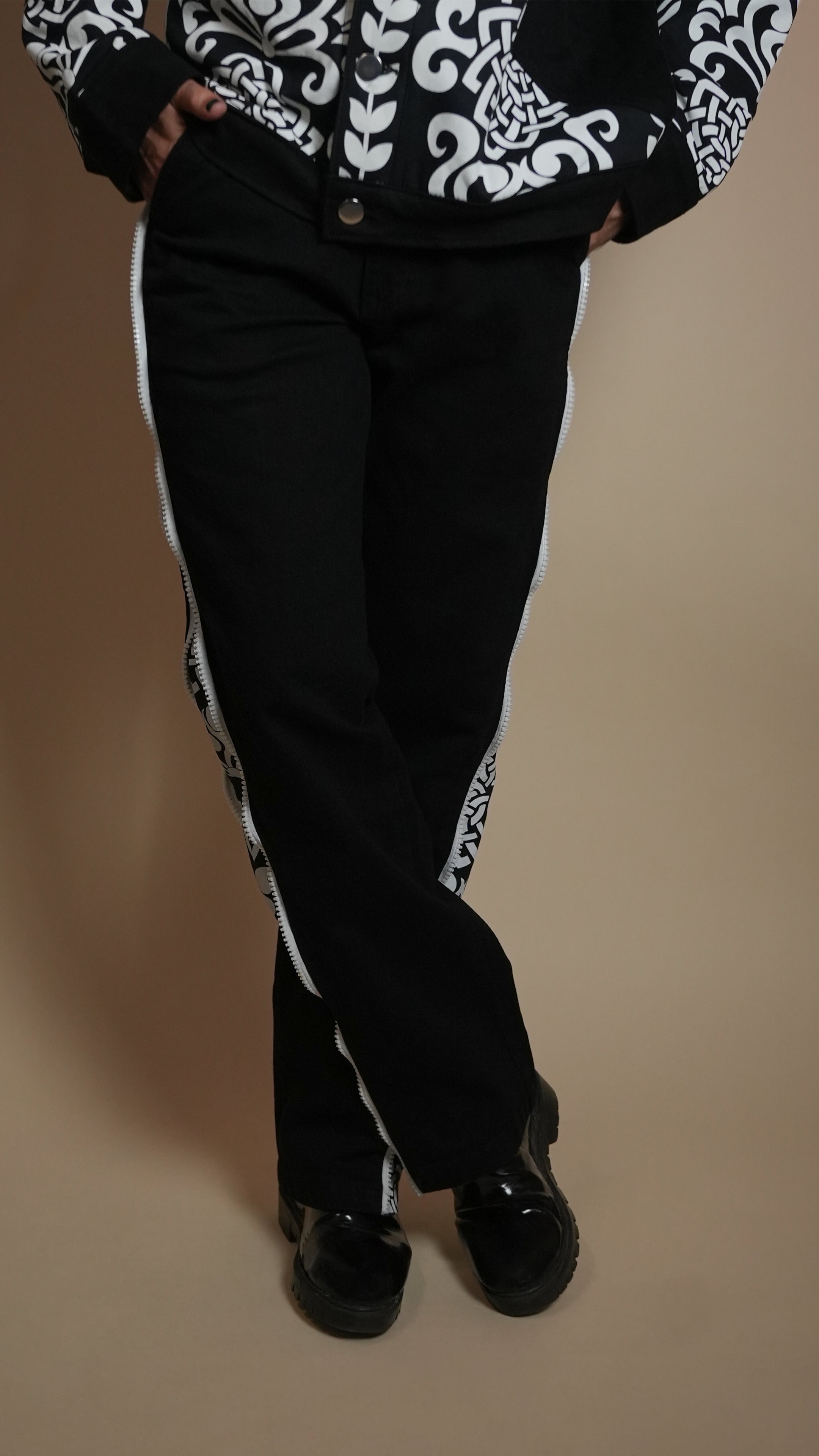 DAY TO NIGHT DENIM BLACK MEN'S PANTS [50/50 LIMITED EDITION]