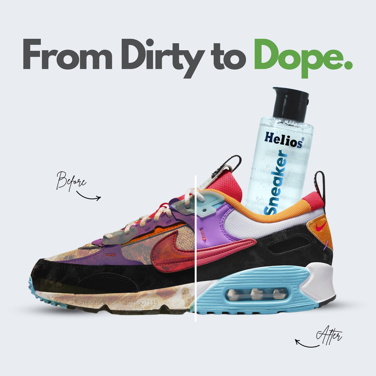 Helios Super Sneaker Cleaner & Shoe Whitener