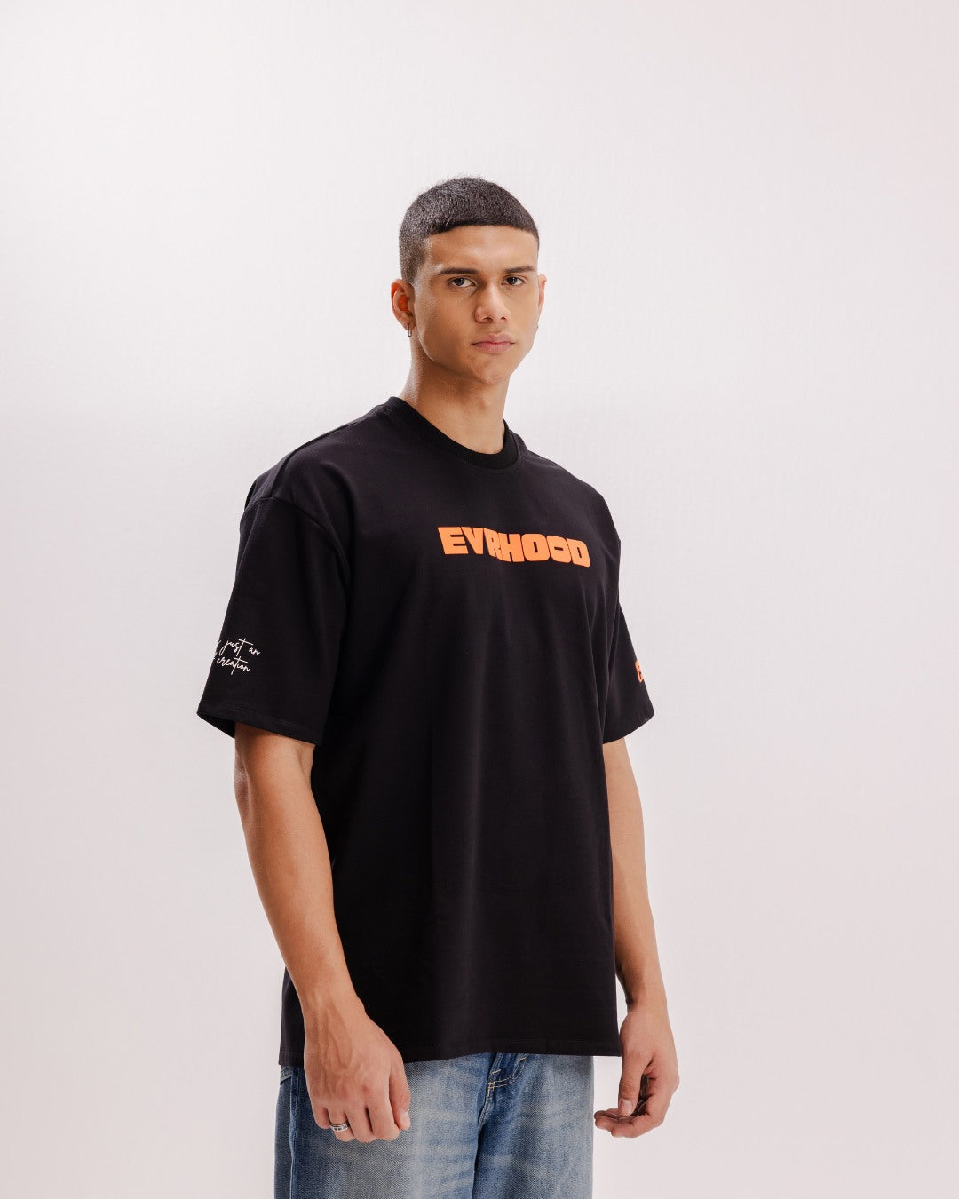 Element - Black- Evrhood oversized basic t-shirt