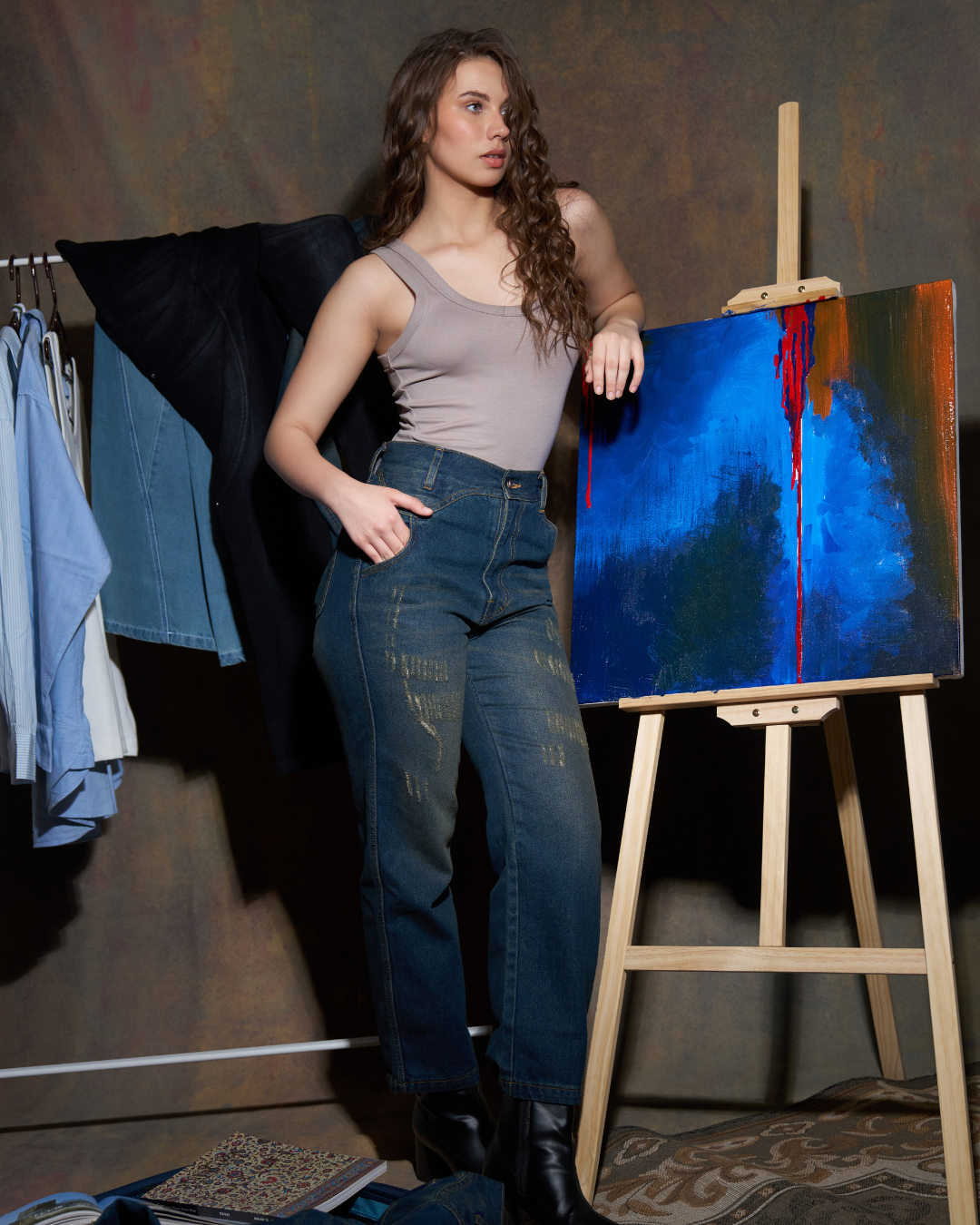 Missing Genes Vintage Indigo Straight Fit