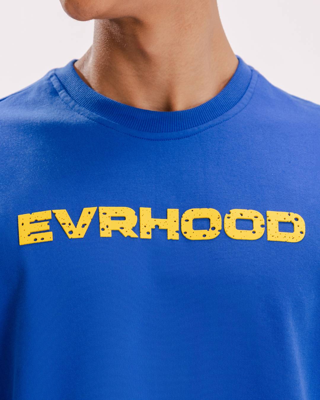 Cheddar Drip - Royal Blue - Evrhood oversized basic t-shirt