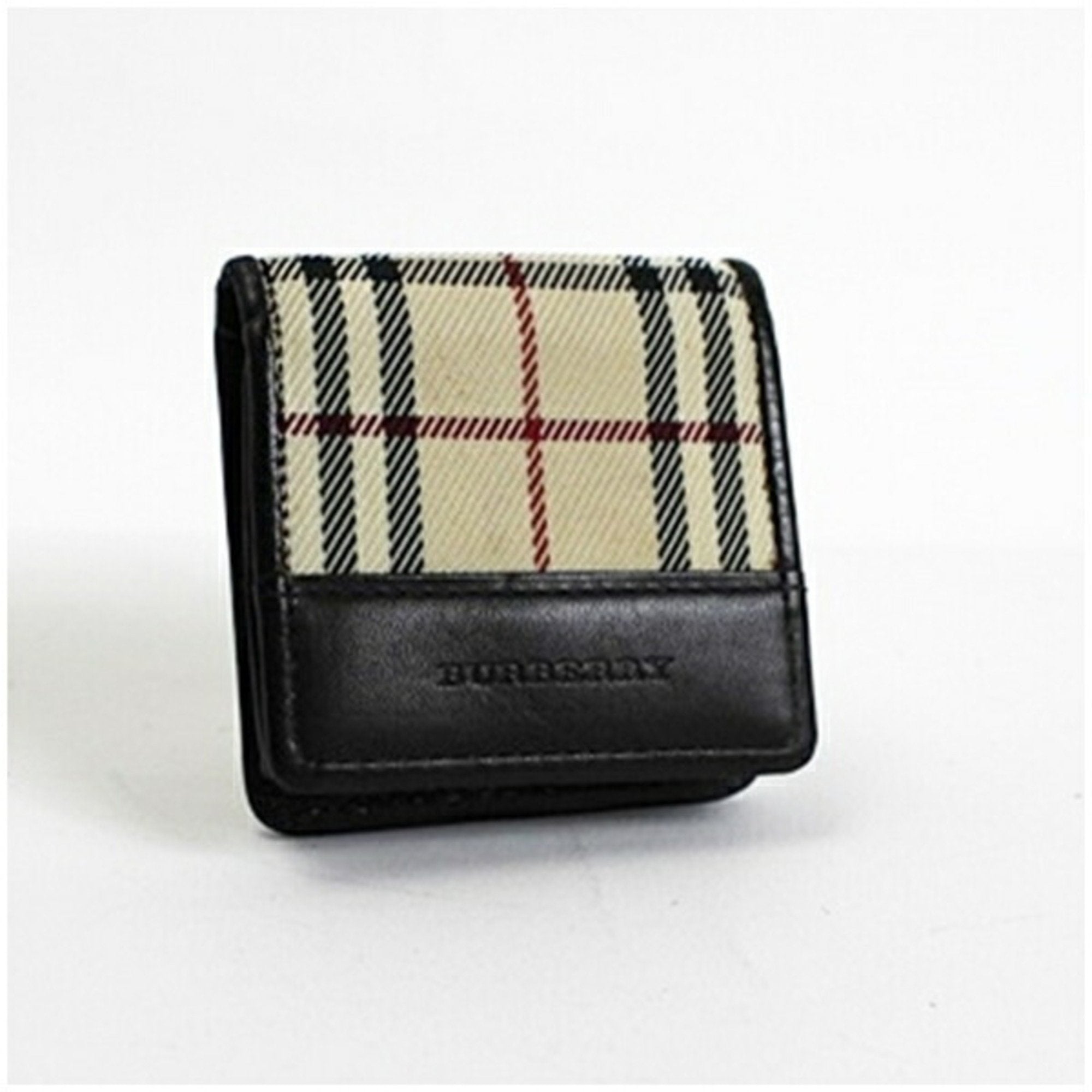 Burberry   Canvas Leather Coin Purse/Coin Case (Pre-Owned)