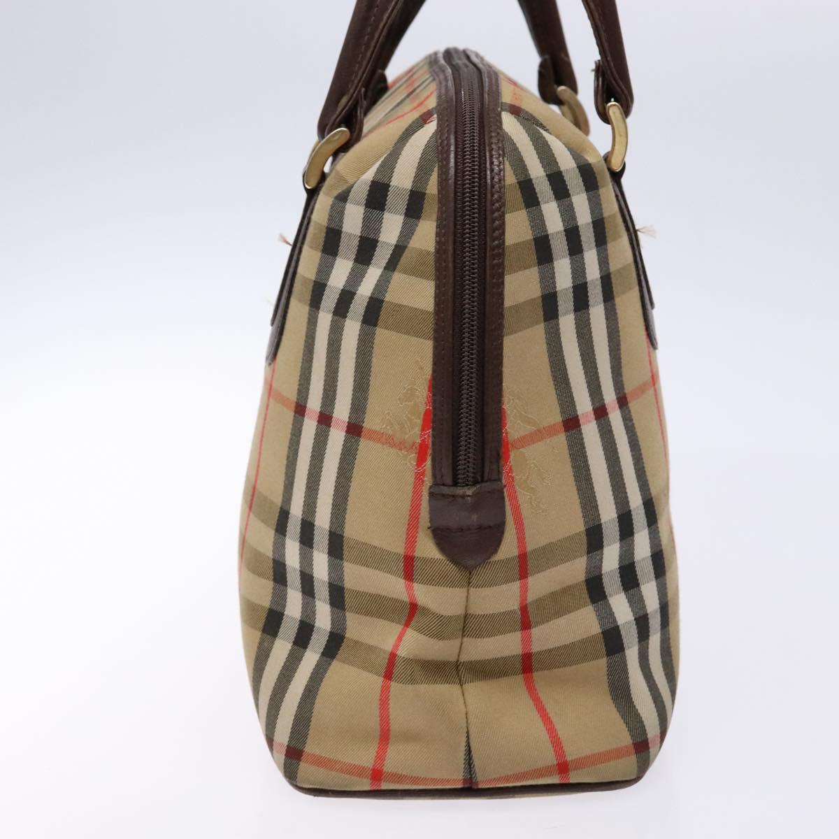 Burberry Nova Check Canvas Handbag (Pre-Owned)