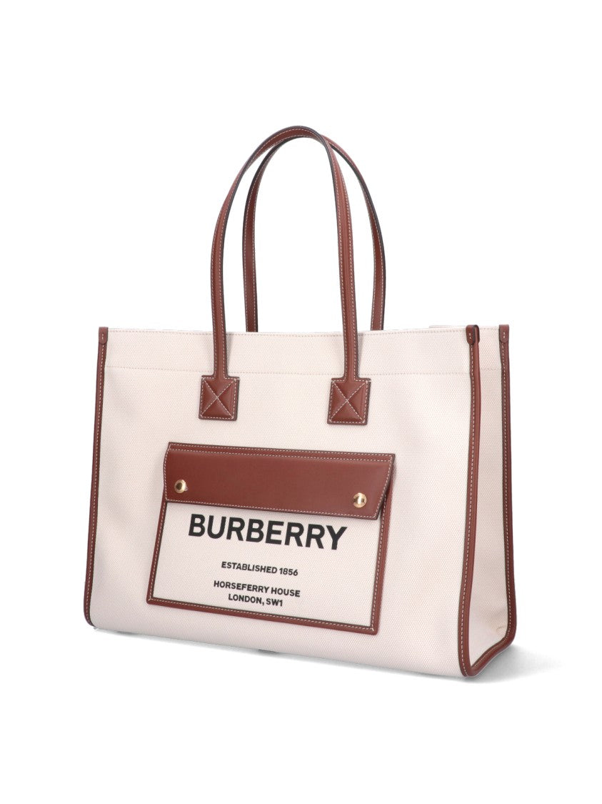 Freya' Medium Tote Bag – Beige