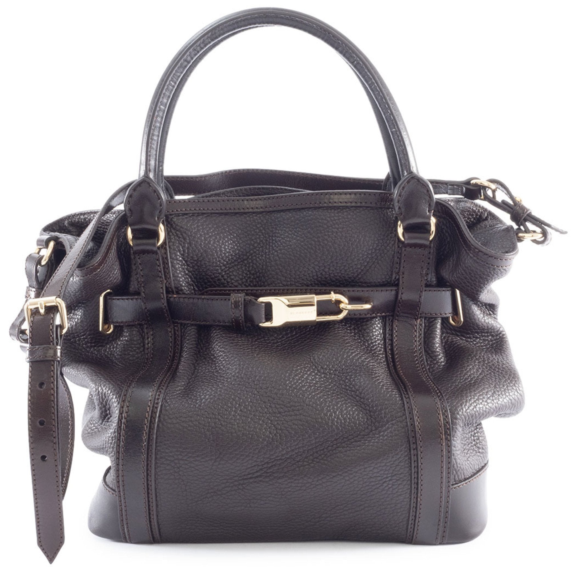 Burberry Leather Handbag (Pre-Owned)