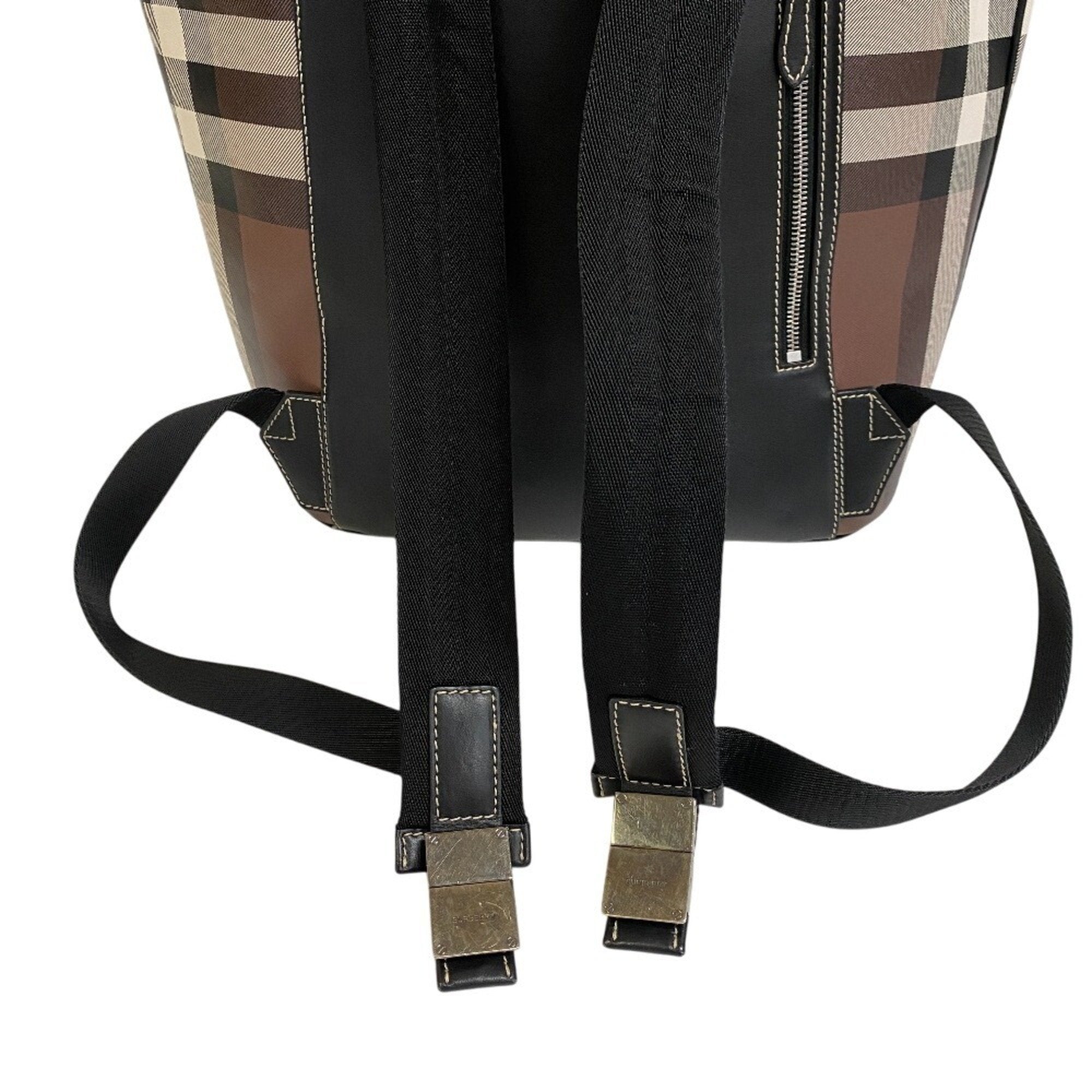 Burberry  Pvc Leather Backpack Tote Bag (Pre-Owned)