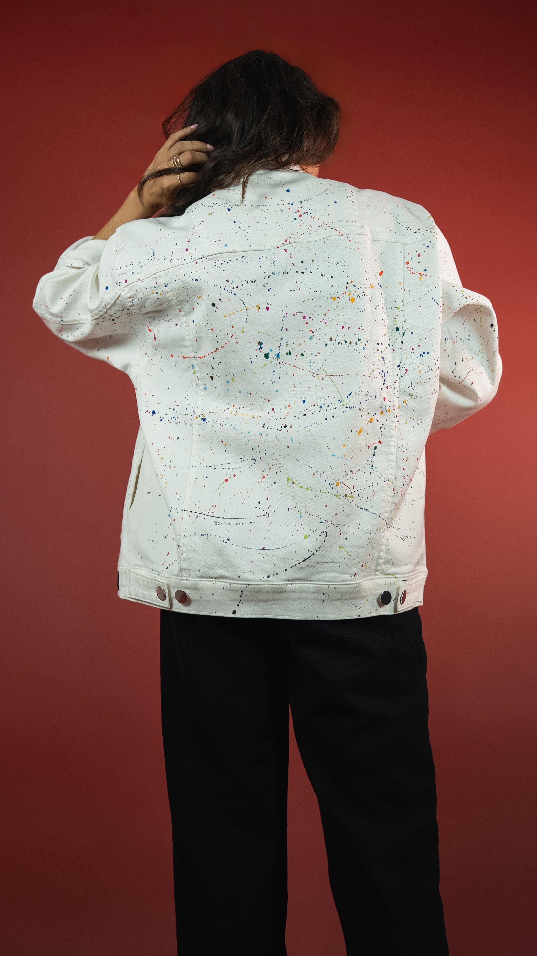WHITE DENIM WOMEN'S JACKET