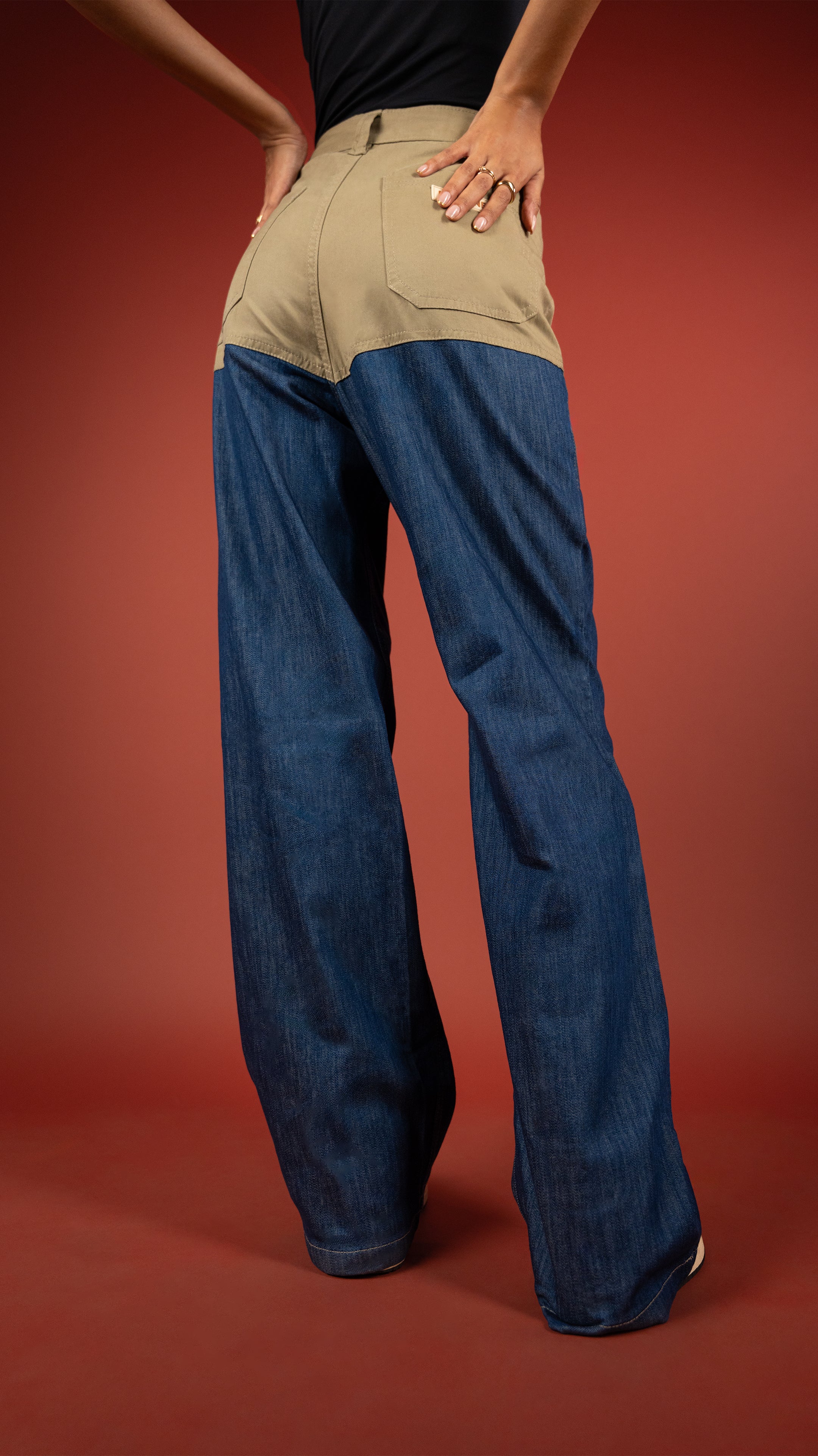 CARPENTER DENIM WOMEN'S PANT