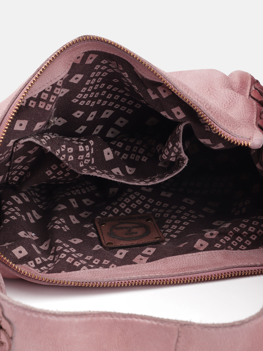 Azure Aster Charm: Elevate Your Look with Our Leather hand Bag