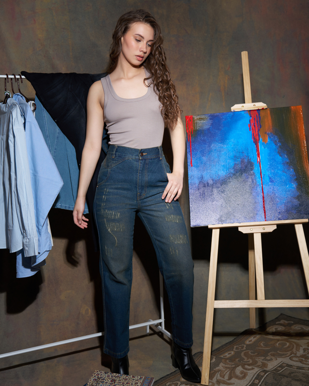 Missing Genes Vintage Indigo Straight Fit