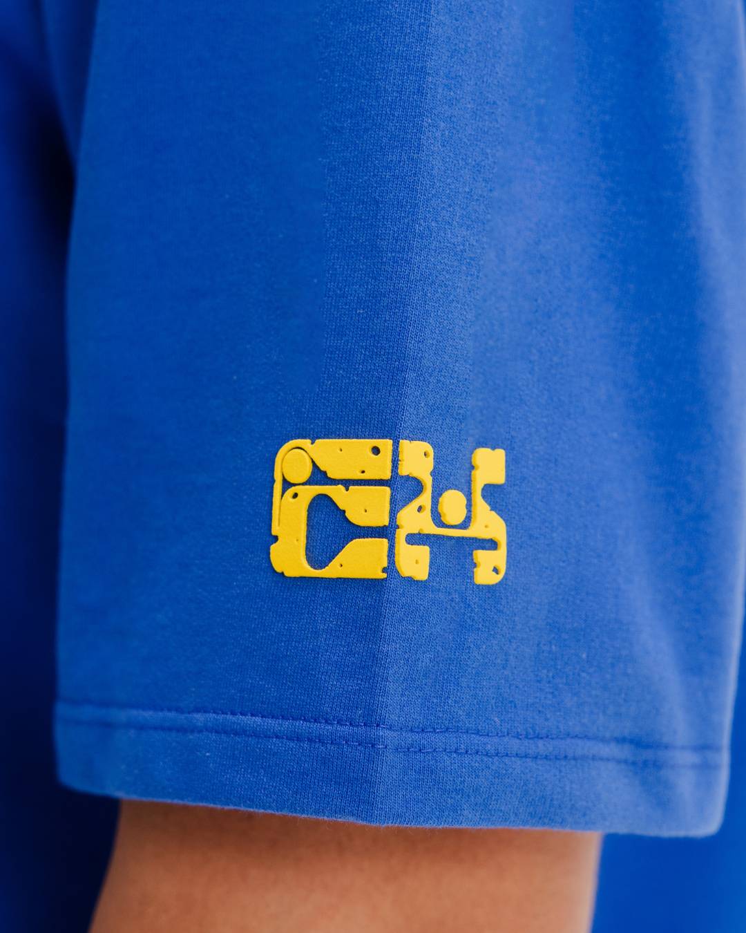 Cheddar Drip - Royal Blue - Evrhood oversized basic t-shirt