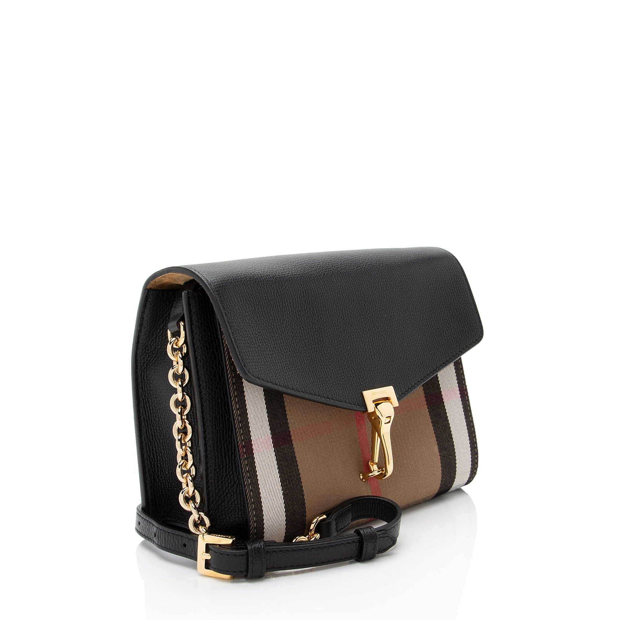 Burberry House Check Macken Chain Small Crossbody