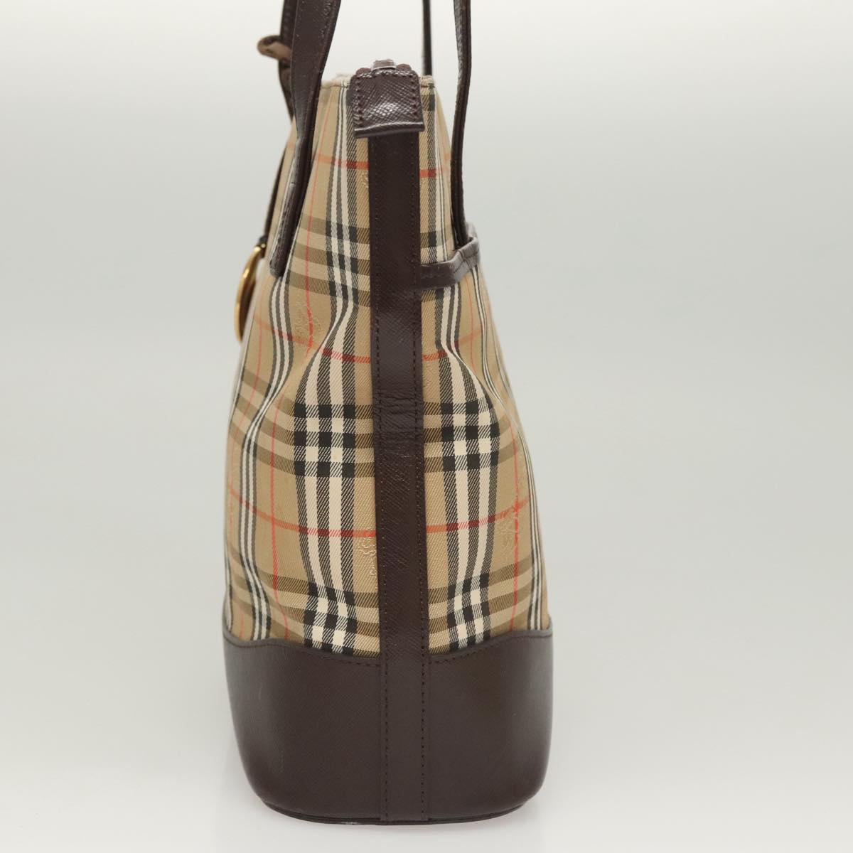 Burberry Nova Check Canvas Shoulder Bag (Pre-Owned)
