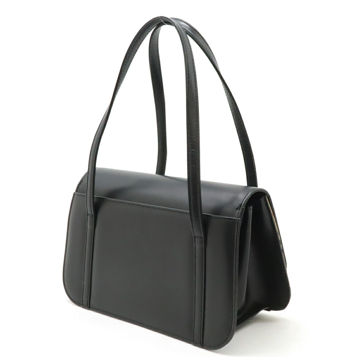 Burberry Nova Check Canvas Leather Handbag