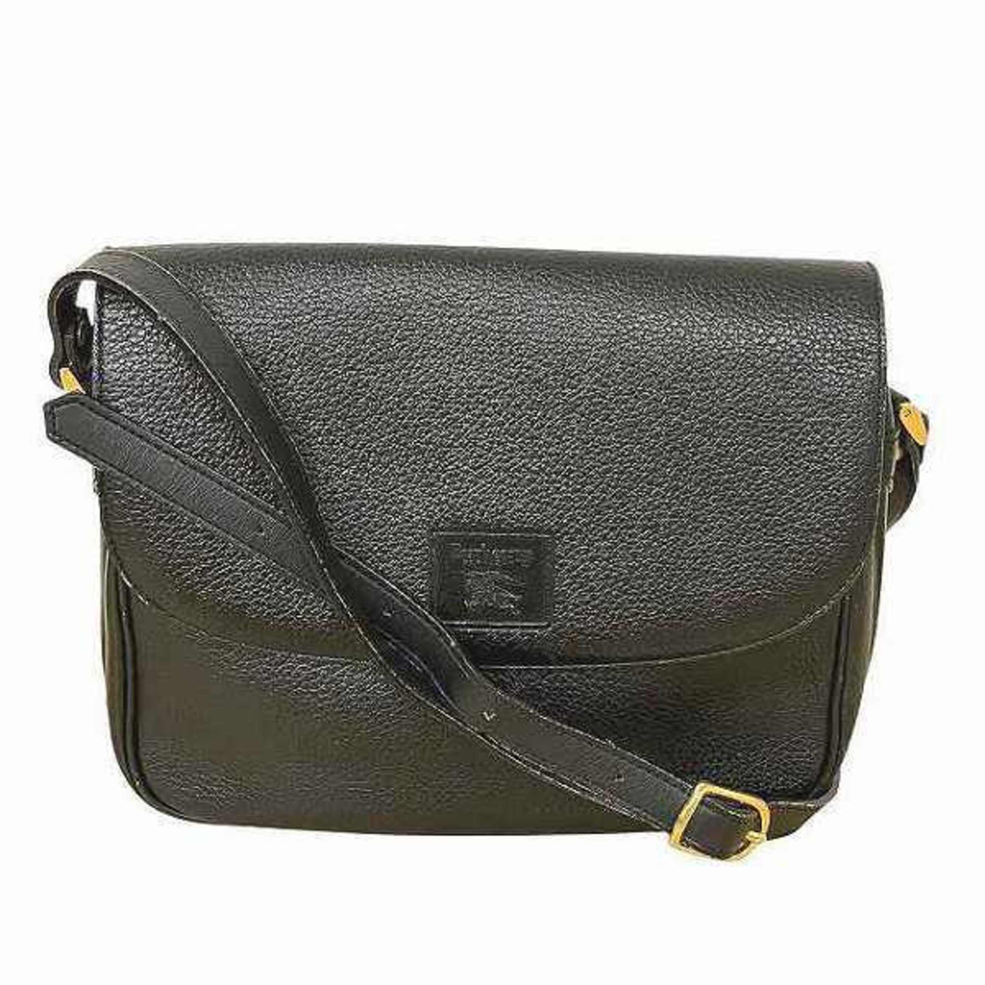 Burberry Leather Shoulder Bag (Pre-Owned)