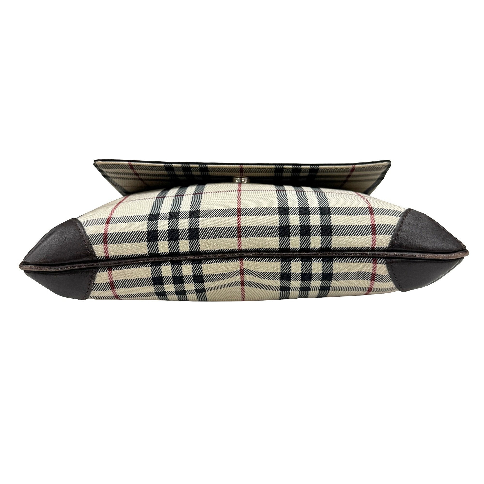 Burberry Canvas Shoulder Bag (Pre-Owned)