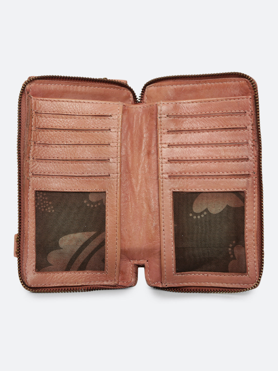 Fresia: Folral Patchwork Phone Wallet Crossbody