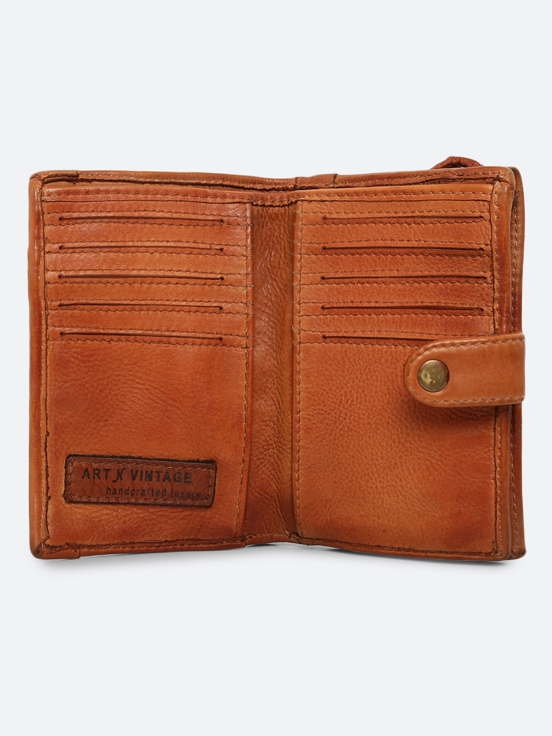 Lucca: Leather Studded Small Wallet