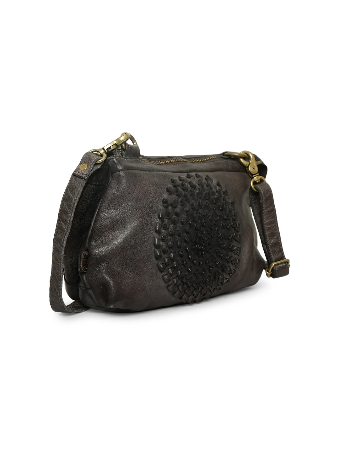 Glory: Crossbody Sling Bag With Ombre 3D Flower