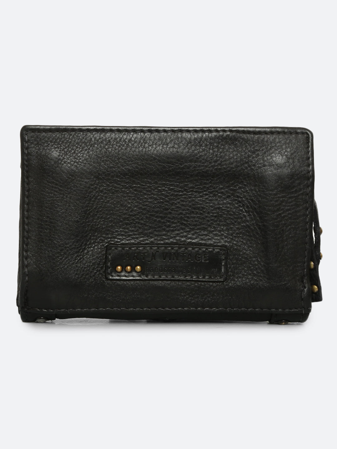 Lucca: Leather Studded Small Wallet