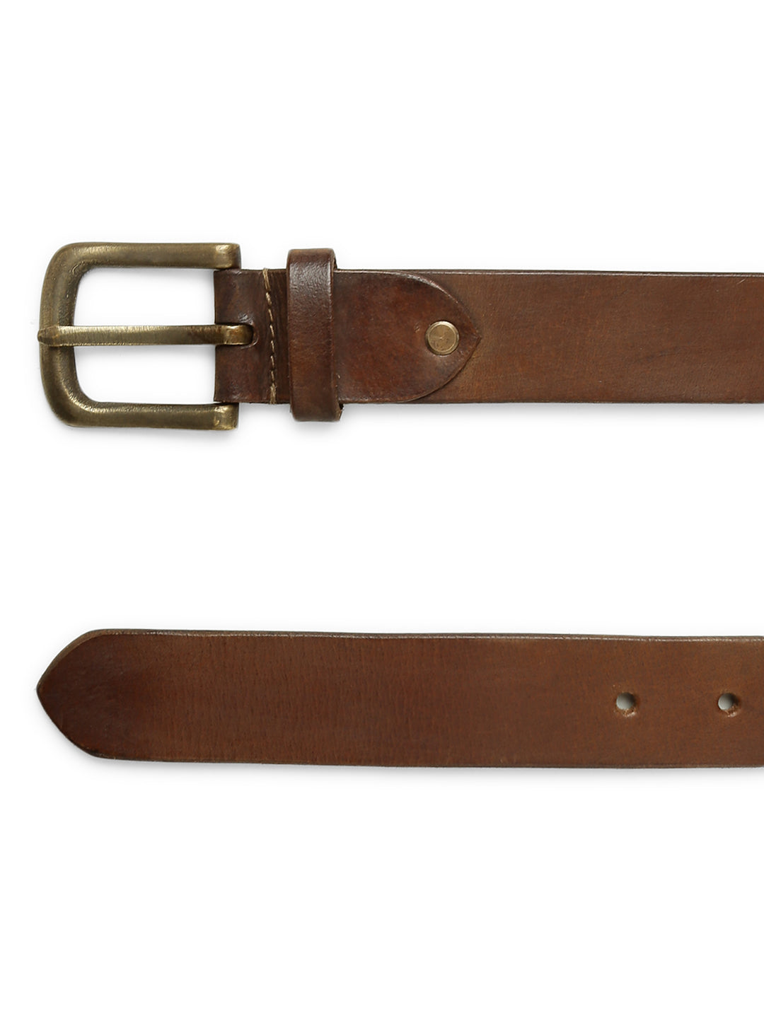 Brown Plain Mens Leather Belt By Art N Vintage