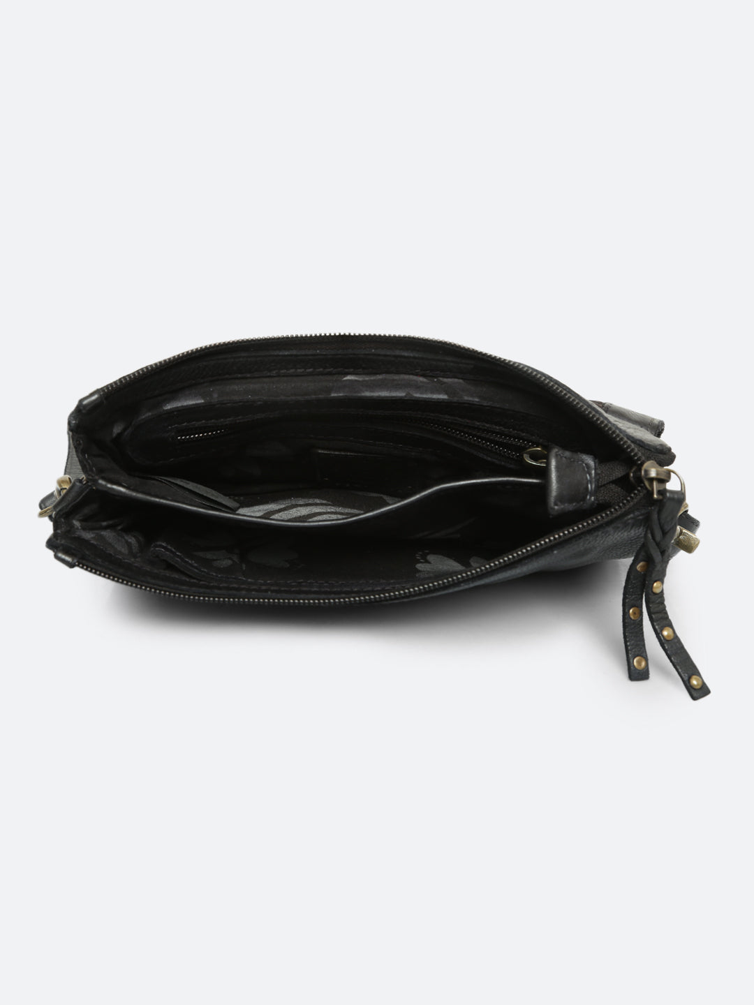 Teresa: Oak Leather Floral Laser Etched Crossbody Bag