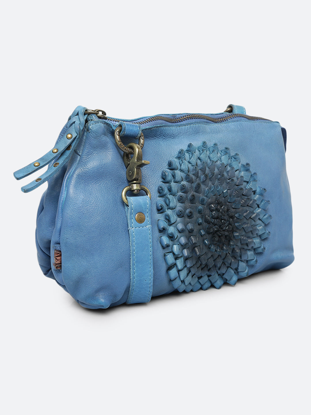 Glory: Crossbody Sling Bag With Ombre 3D Flower