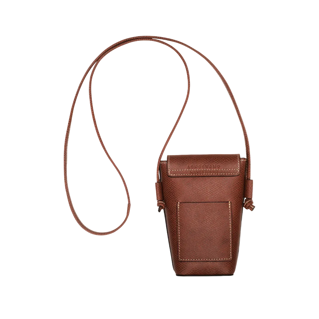 LONGCHAMP Épure Phone case with leather lace