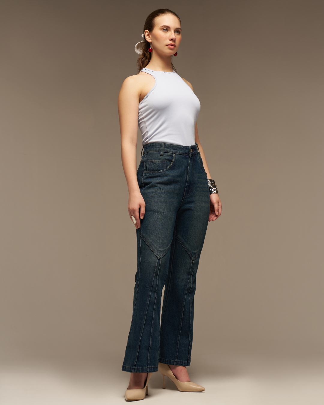 Missing Genes Retro Flare Denim
