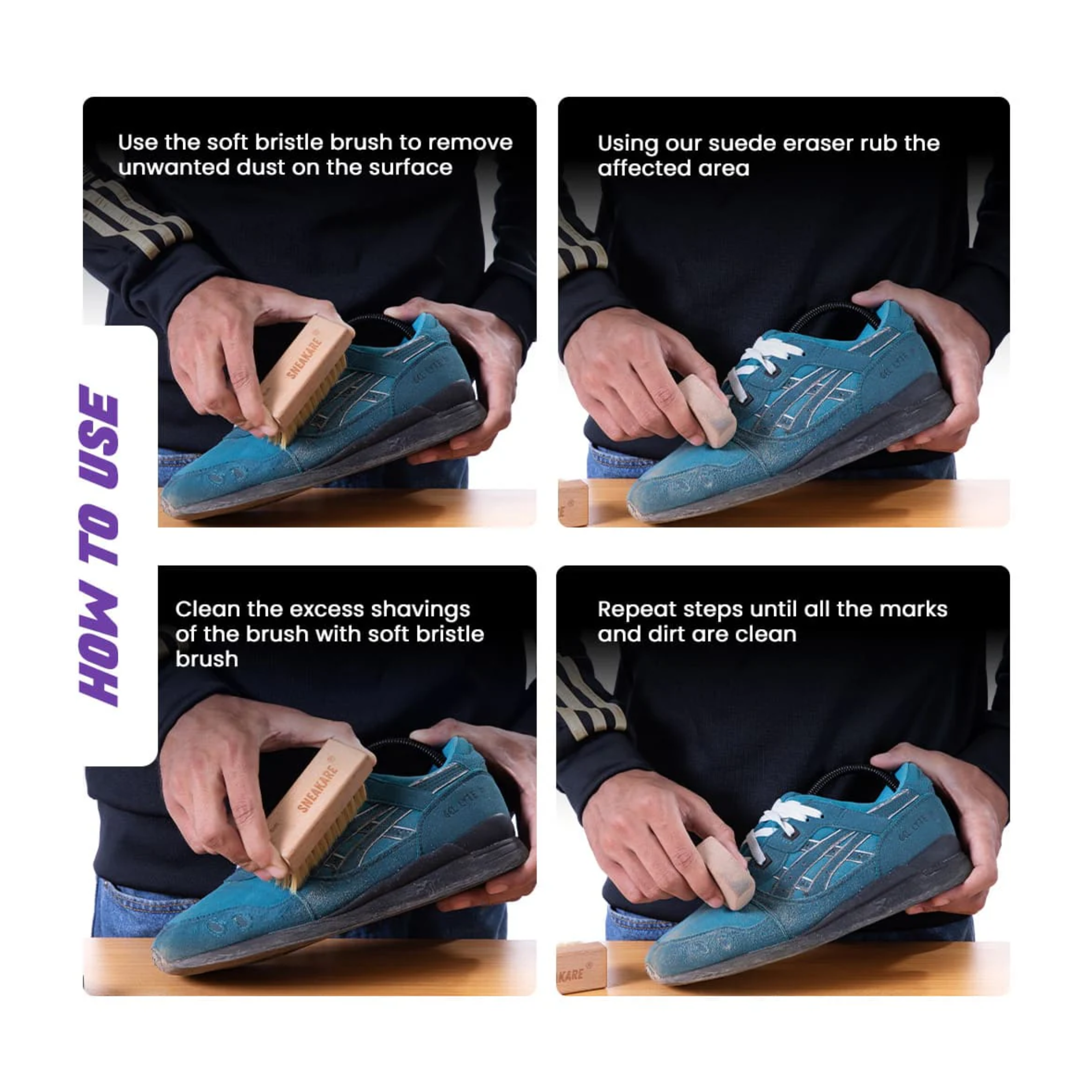 SNEAKARE Suede & Nubuck Cleaning Kit