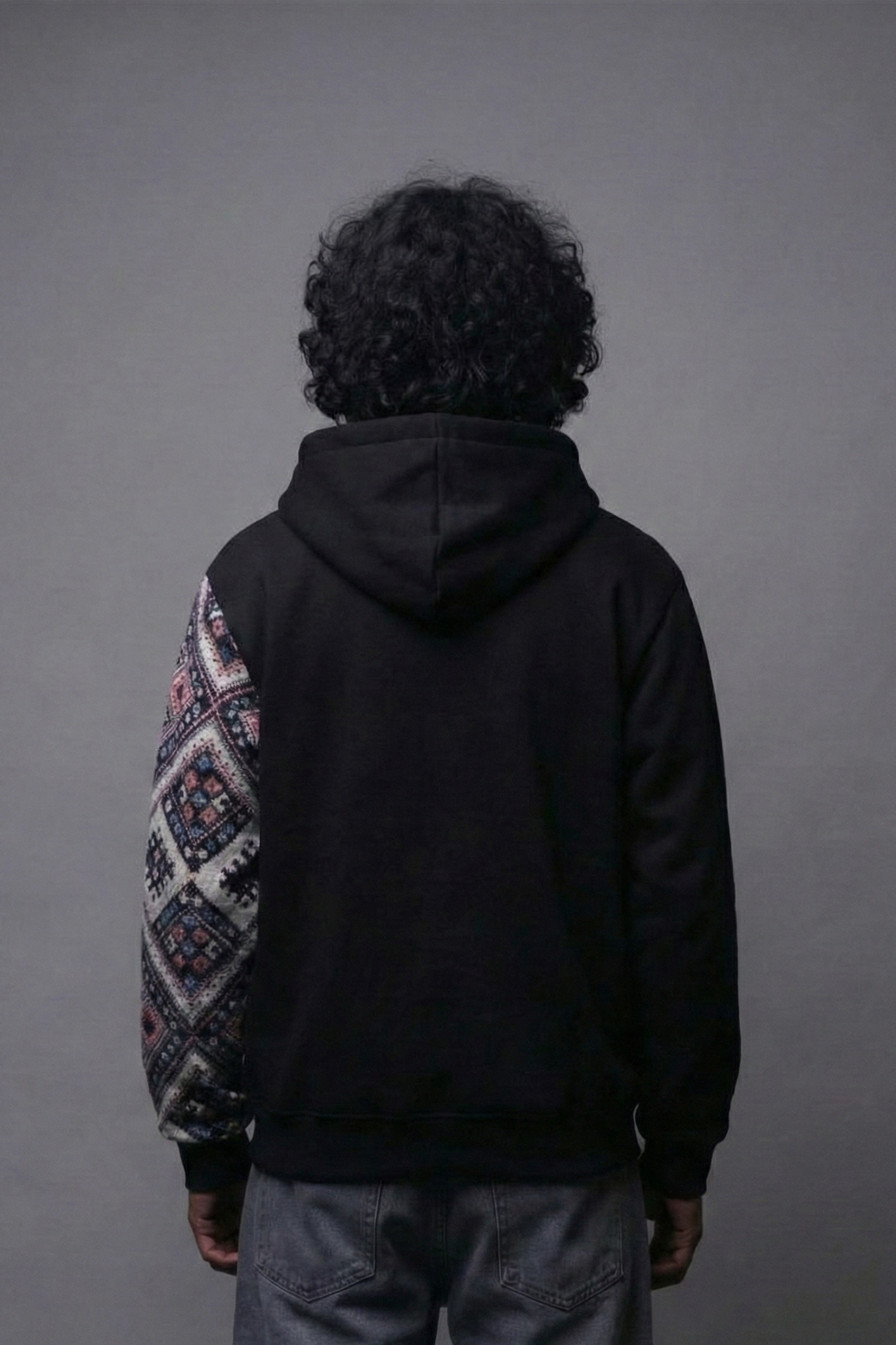 Sullitt One Sleeve Jacquard Hoodie
