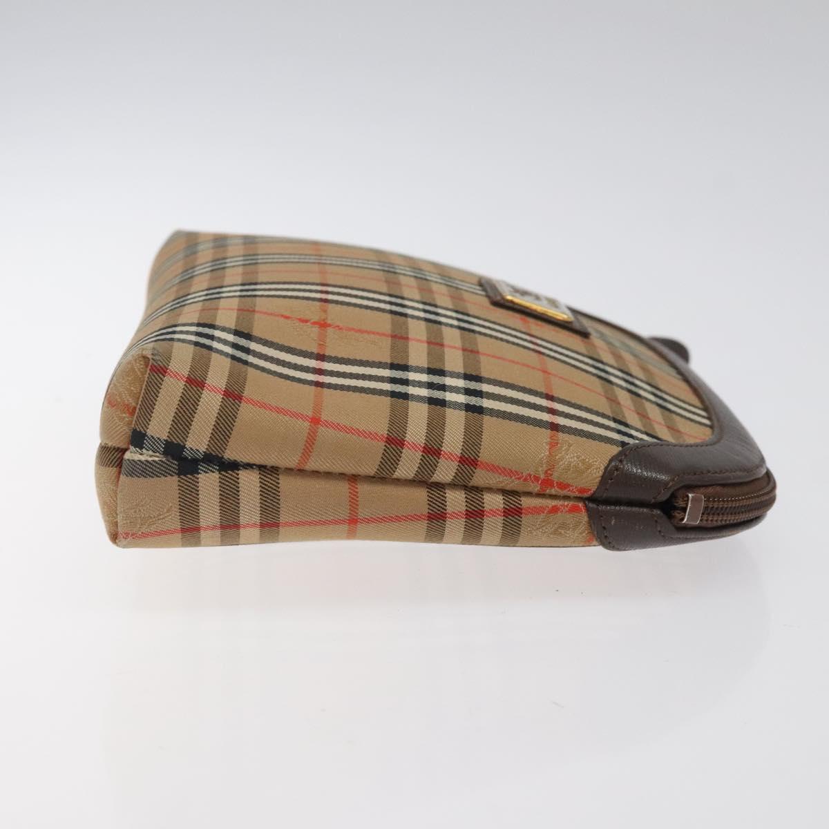 Burberry Nova Check Canvas Clutch Bag (Pre-Owned)